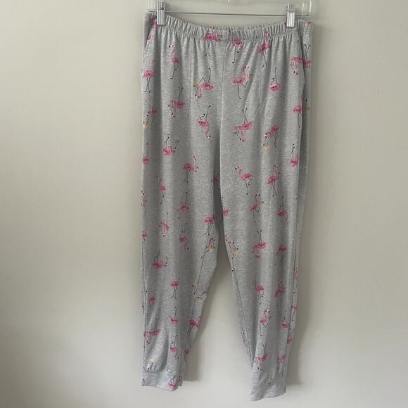 Sweet Treasures Flamingo Print Cozy Women's Pajama Sz M 8-10 - Picture 5 of 9
